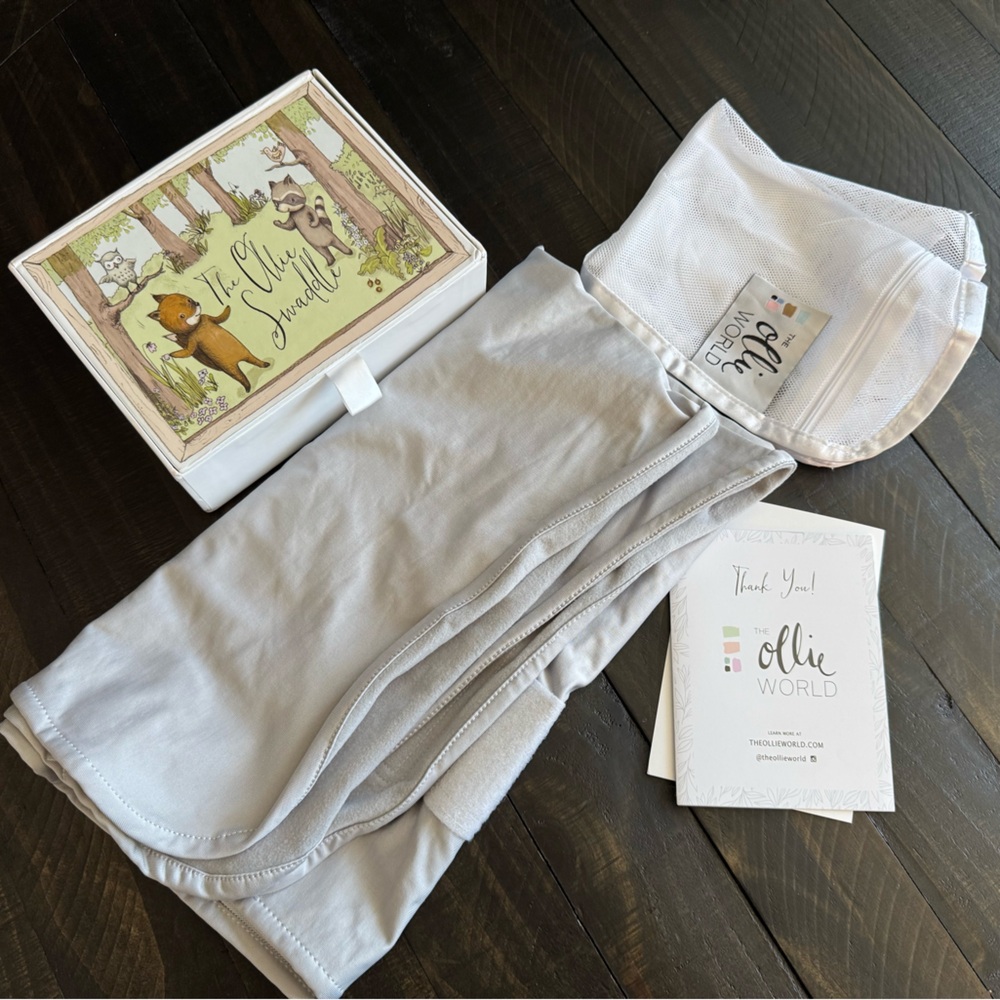 Ollie Swaddle Grey New!